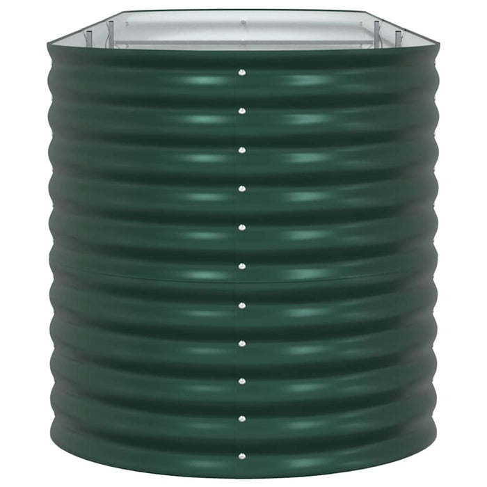 Garden Raised Bed Green 320 X 80 X 81 Cm Steel Axbbnoxt