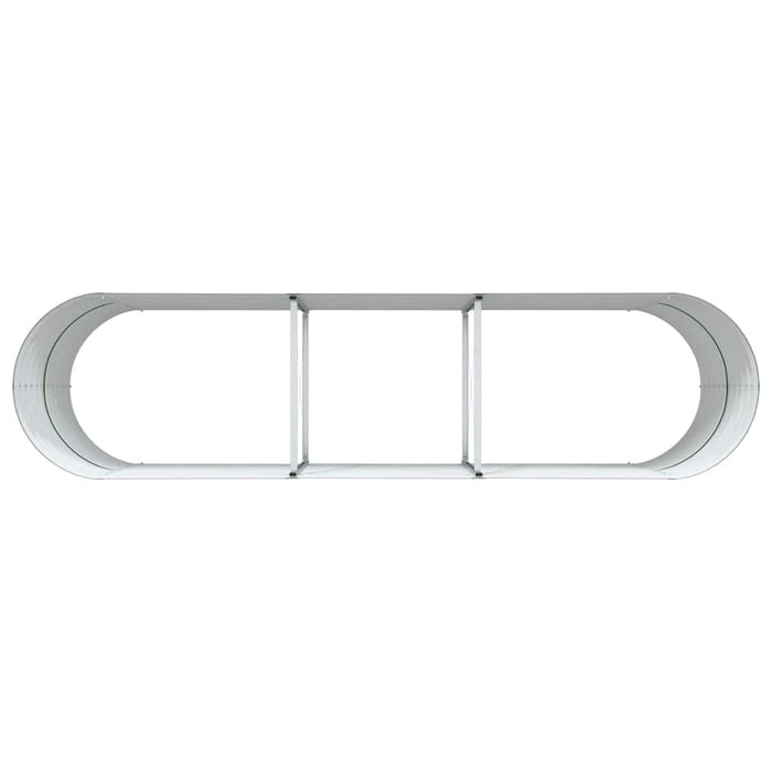 Garden Raised Bed Green 320 X 80 X 81 Cm Steel Axbbnoxt