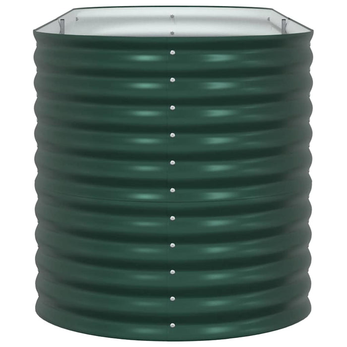 Garden Raised Bed Green 240 X 80 X 81 Cm Steel Axbbnoxa