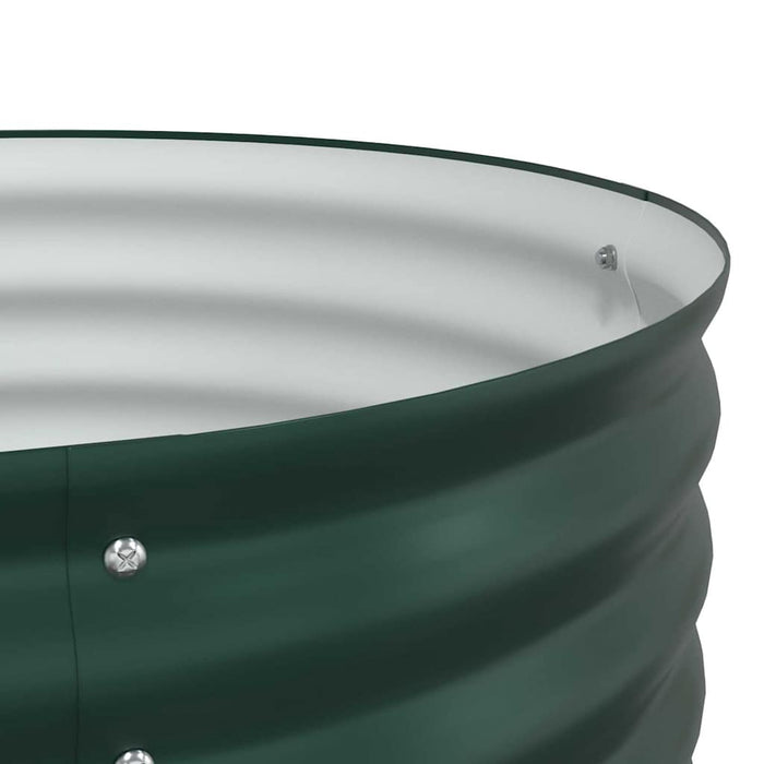 Garden Raised Bed Green 160 X 80 X 44 Cm Steel Axbbnotb