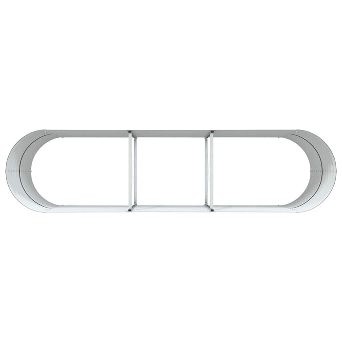 Garden Raised Bed Brown 320 X 80 X 81 Cm Steel Axbbnott