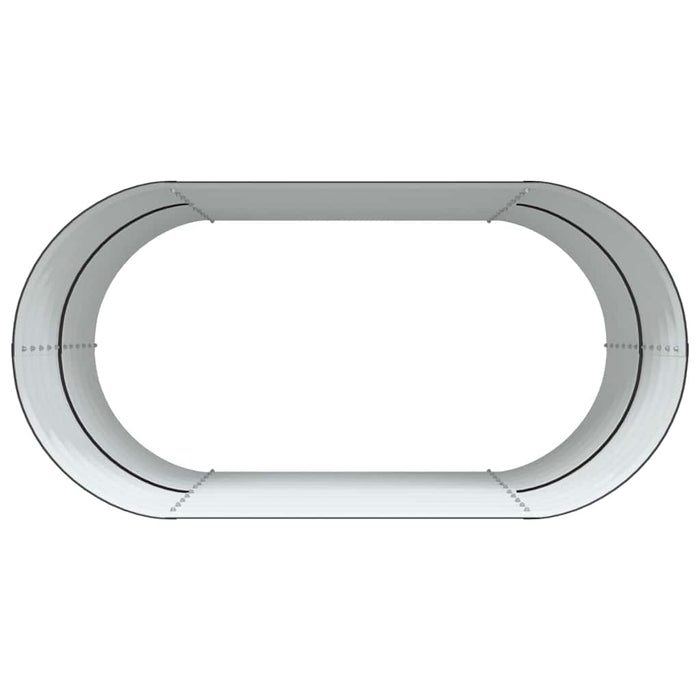 Garden Raised Bed Brown 160 X 80 X 81 Cm Steel Axbbnotp