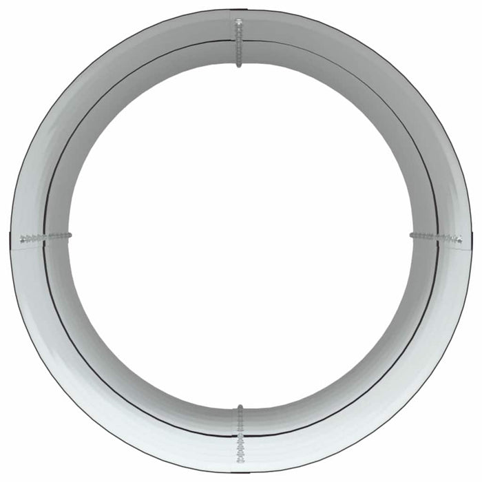 Garden Raised Bed Brown 80 X 80 X 81 Cm Steel Axbbnotl