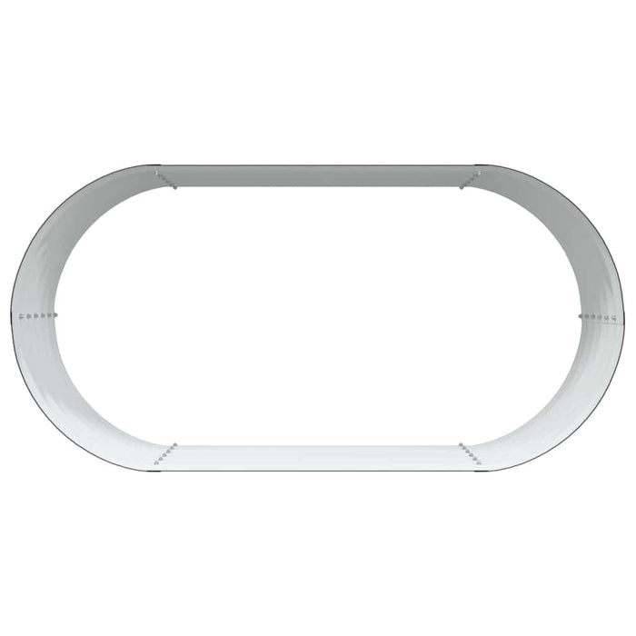 Garden Raised Bed Brown 160 X 80 X 44 Cm Steel Axbbnoab