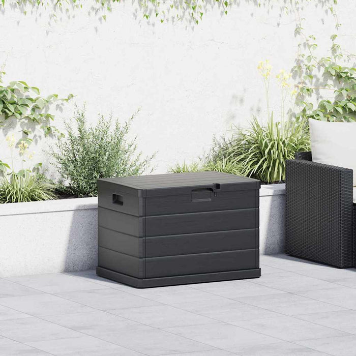 Garden Storage Box - Anthracite, 77.5 X 54.5 X 53 Cm, Plastic, 170 L Axbblank