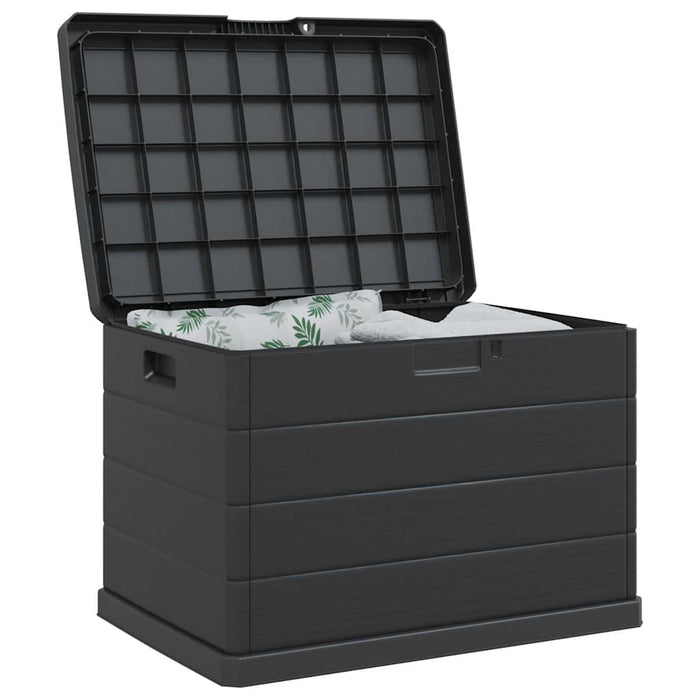 Garden Storage Box - Anthracite, 77.5 X 54.5 X 53 Cm, Plastic, 170 L Axbblank
