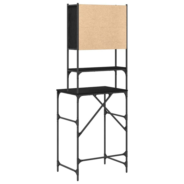 Washing Machine Cabinet Black Oak 68 X 48.5 X 194 Cm Niotlk