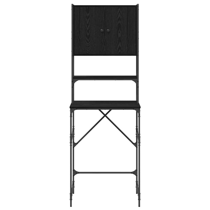 Washing Machine Cabinet Black Oak 68 X 48.5 X 194 Cm Niotlk