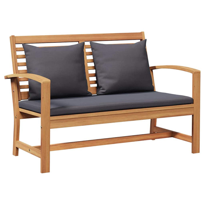 Garden Sofa Set 3 Pcs Natural Solid Teak Wood Ttplnpi