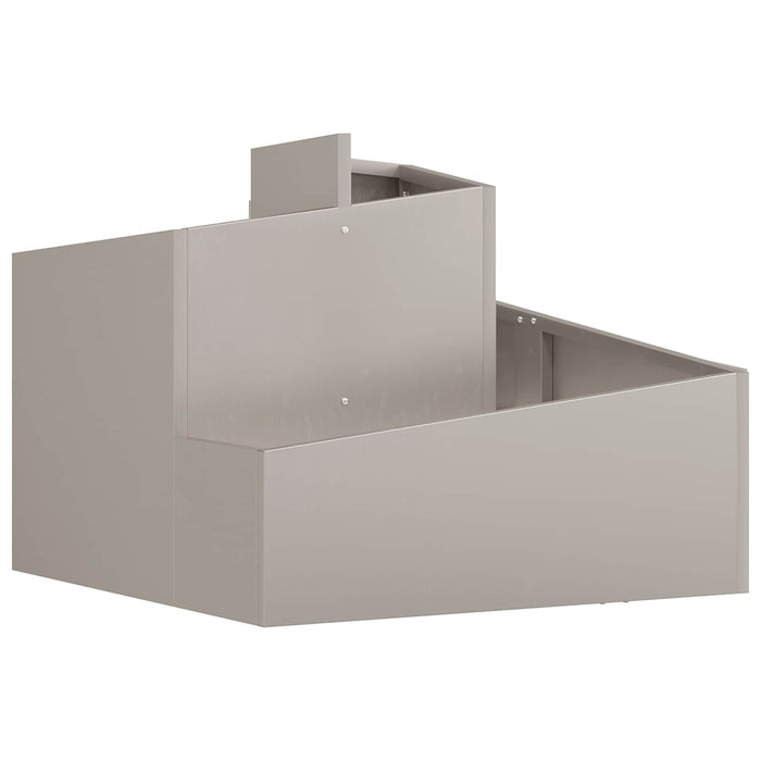 Garden Planter Brown 60 X 60 X 50 Cm Weathering Steel Nitpii