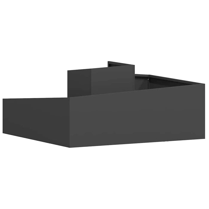 Garden Planter Black 100 X 100 X 50 Cm Cold-Rolled Steel Nitpnp