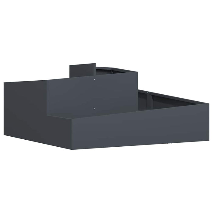 Garden Planter Anthracite 100 X 100 X 50 Cm Cold-Rolled Steel Nitpni