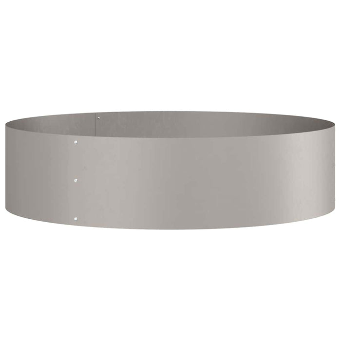 Garden Planter Brown 80 X 80 X 20 Cm Weathering Steel Nitltx