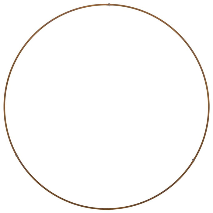 Garden Planter Brown 80 X 80 X 20 Cm Weathering Steel Nitltx