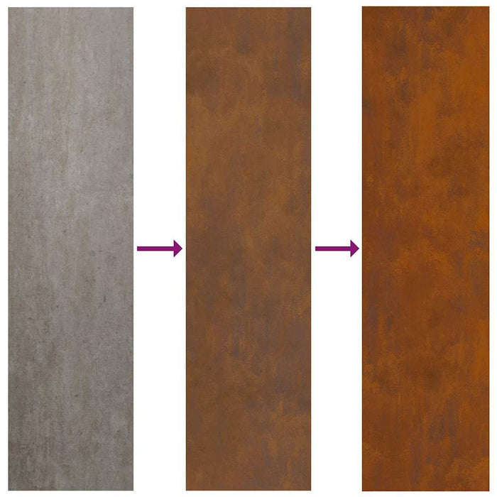 Garden Planter 5 Pcs Brown 80 X 80 X 20 Cm Weathering Steel Nitltt