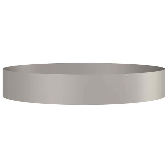 Garden Planter 5 Pcs Brown 120 X 120 X 20 Cm Weathering Steel Nitlai