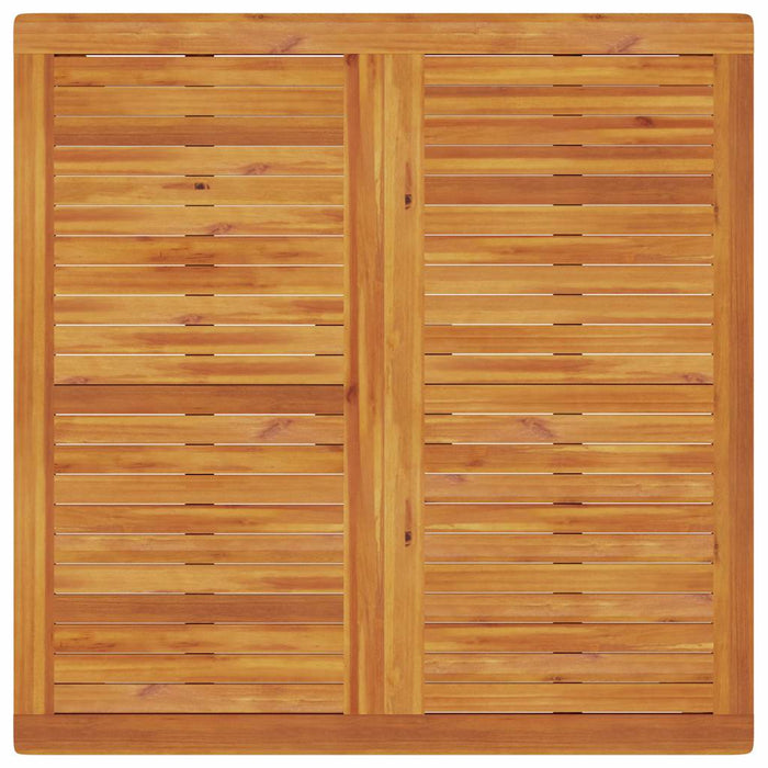 Garden Dining Set 3 Pcs Brown Solid Acacia Wood Ttiplna