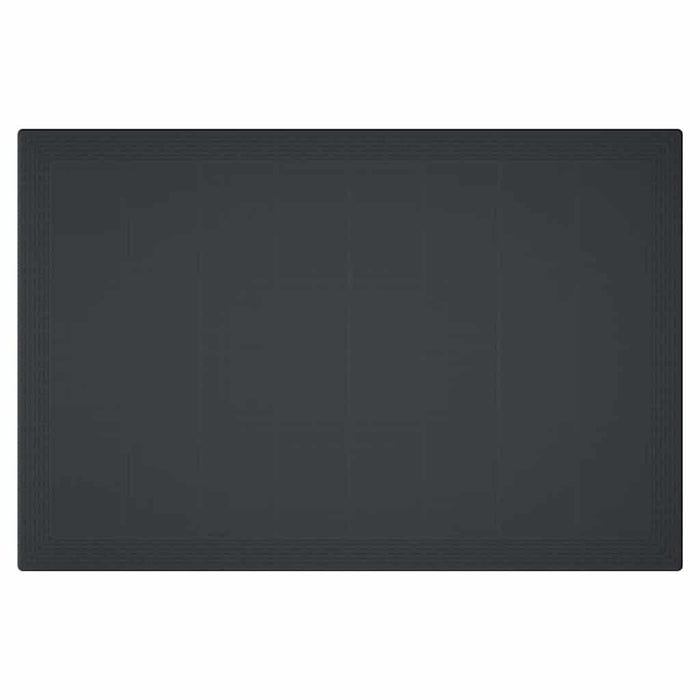 Garden Table Anthracite 150X100X73 Cm Poly Rattan Niolna