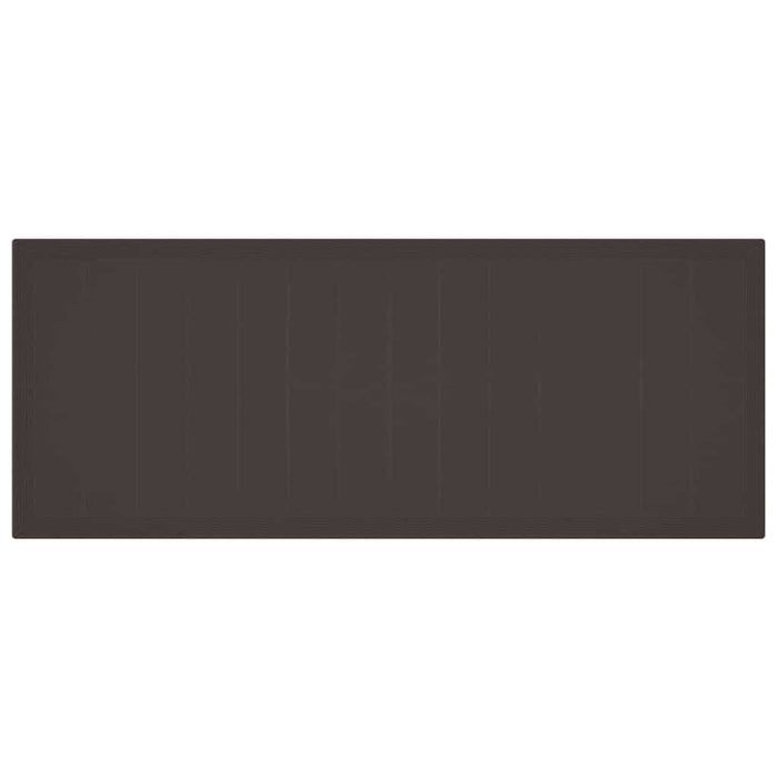 Garden Table Brown 250X100X73 Cm Poly Rattan Niolkt
