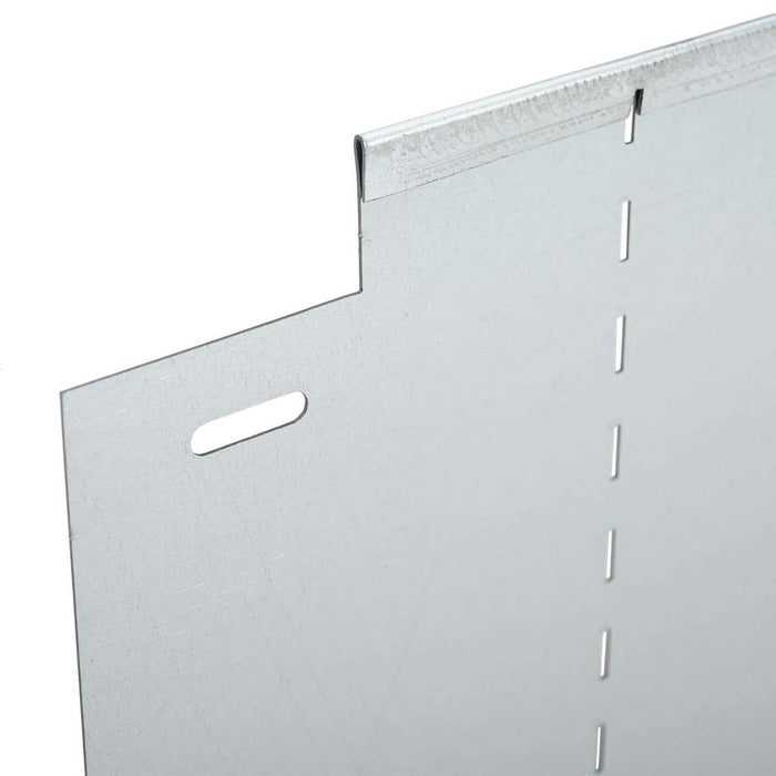 Lawn Edgings 5 Pcs Silver 100 X 25 Cm Galvanised Steel Axbbnloa