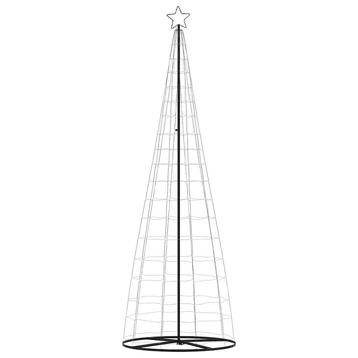 Led Christmas Tree With Ground Spikes Warm White 255 Cm Iron Axboxloi