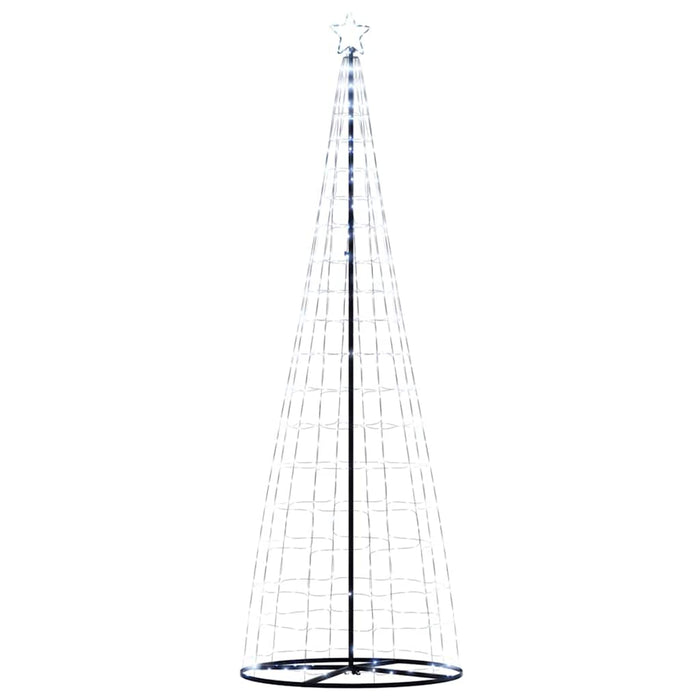 Led Christmas Tree With Ground Spikes Cool White 255 Cm Iron Axboxlon