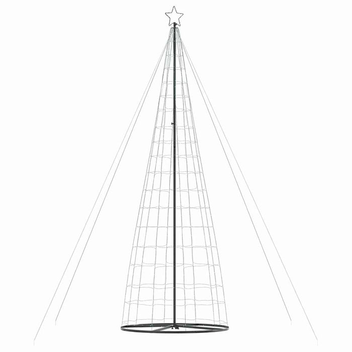 Led Christmas Tree With Ground Spikes Cool White 255 Cm Iron Axboxlxb