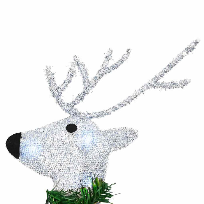 Led Reindeers 2 Pcs Cold White 45 X 19 X 65 Cm Fabric Axboxknn