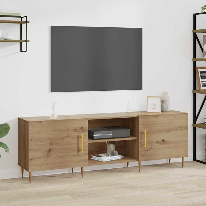 Tv Cabinet Artisan Oak 150 X 30 X 50 Cm Engineered Wood Nikpkl