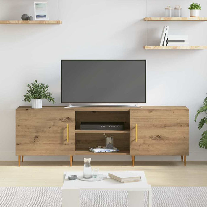 Tv Cabinet Artisan Oak 150 X 30 X 50 Cm Engineered Wood Nikpkl