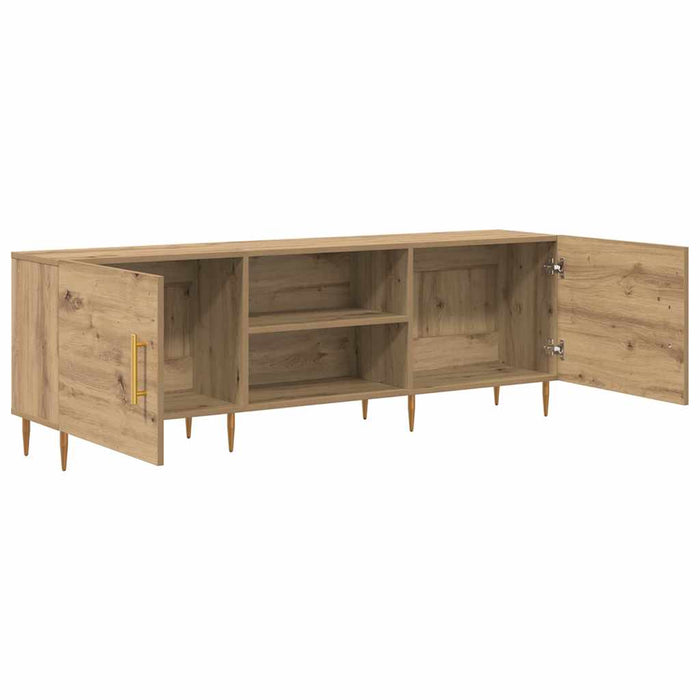 Tv Cabinet Artisan Oak 150 X 30 X 50 Cm Engineered Wood Nikpkl