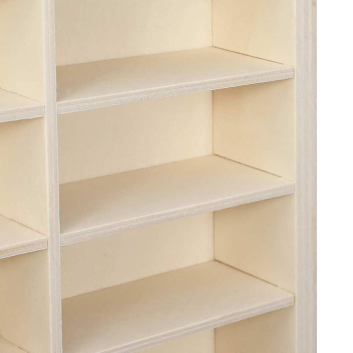 Wall Display Case With Shelf Beige 98 X 4,5 X 55 Cm Engineered Wood Axboplbn