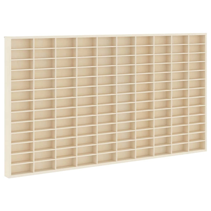 Wall Display Case With Shelf Beige 98 X 4,5 X 55 Cm Engineered Wood Axboplbn
