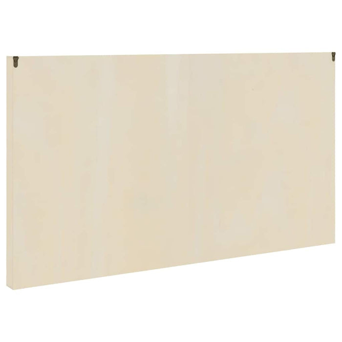 Wall Display Case With Shelf Beige 98 X 4,5 X 55 Cm Engineered Wood Axboplbn