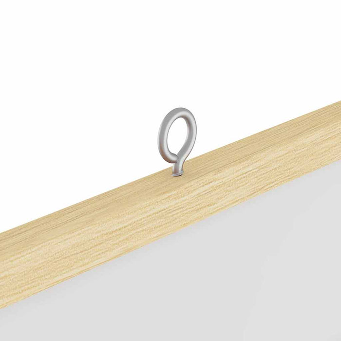 Magnetic Whiteboard White 100 X 1.4 X 100 Cm Solid Pine Wood Axbopkxi