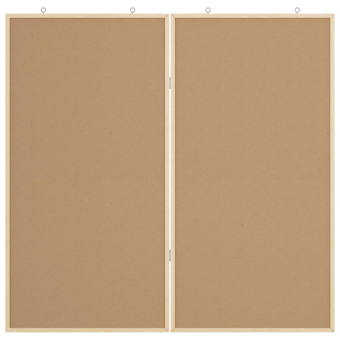 Magnetic Whiteboard White 100 X 1.4 X 100 Cm Solid Pine Wood Axbopkxi