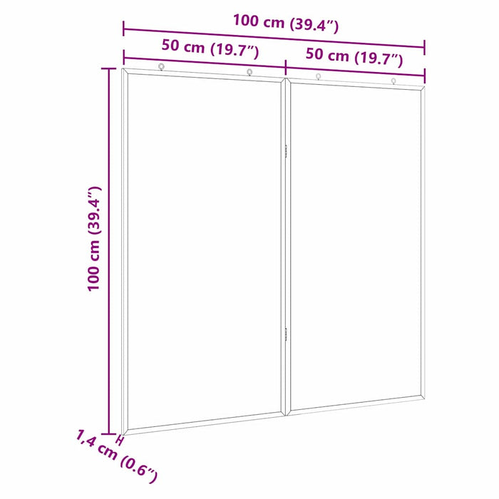 Magnetic Whiteboard White 100 X 1.4 X 100 Cm Solid Pine Wood Axbopkxi