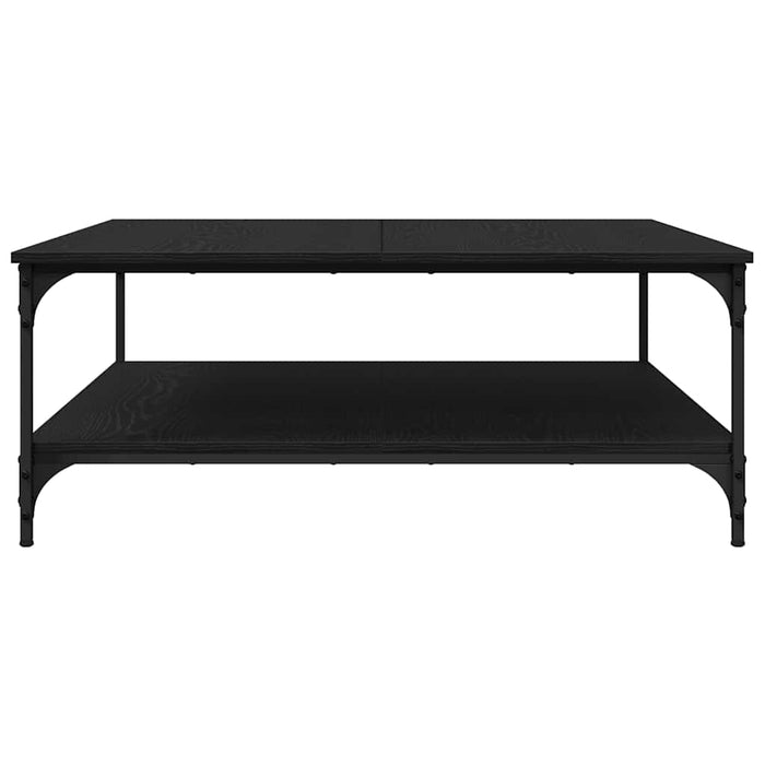 Coffee Table Black Oak 100 X 100 X 40 Cm Engineered Wood Nntpbx