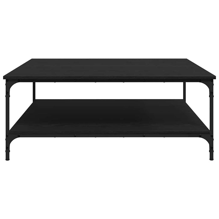 Coffee Table Black Oak 100 X 100 X 40 Cm Engineered Wood Nntpbx