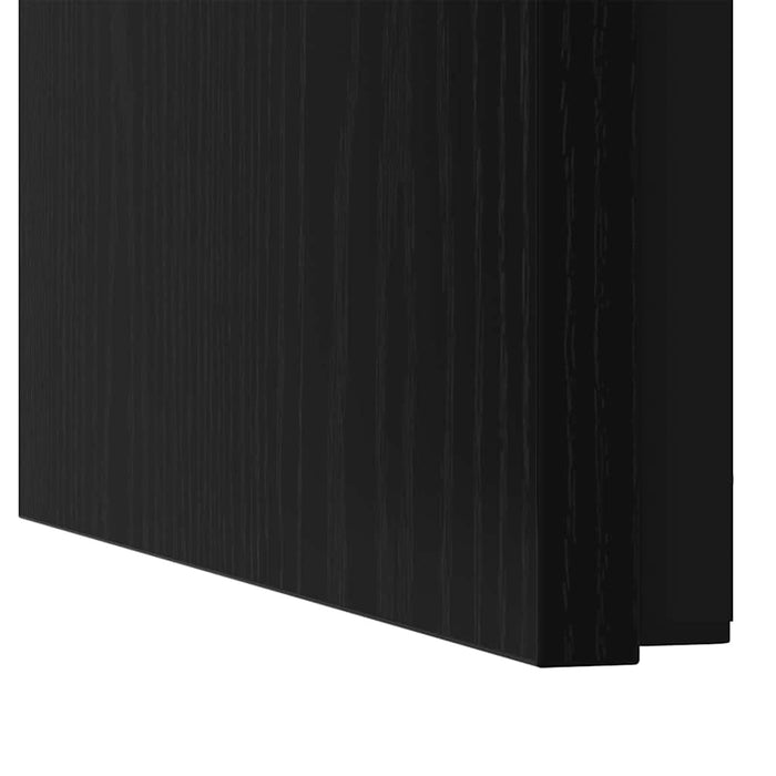 Nesting Coffee Table 3 Pcs Black Oak 60 X 35 X 56 Cm Nntptl