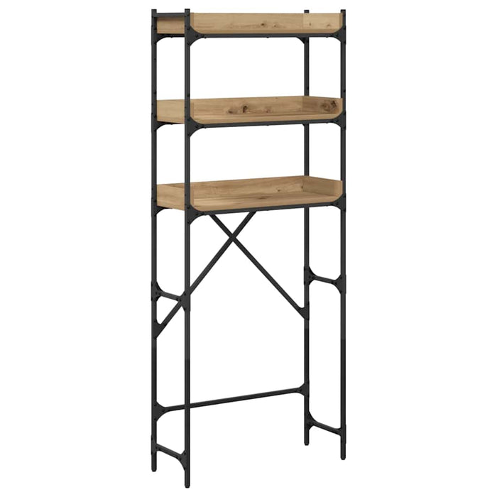 Washing Machine Shelf 67 X 25 X 163 Cm Engineered Wood Nntppo