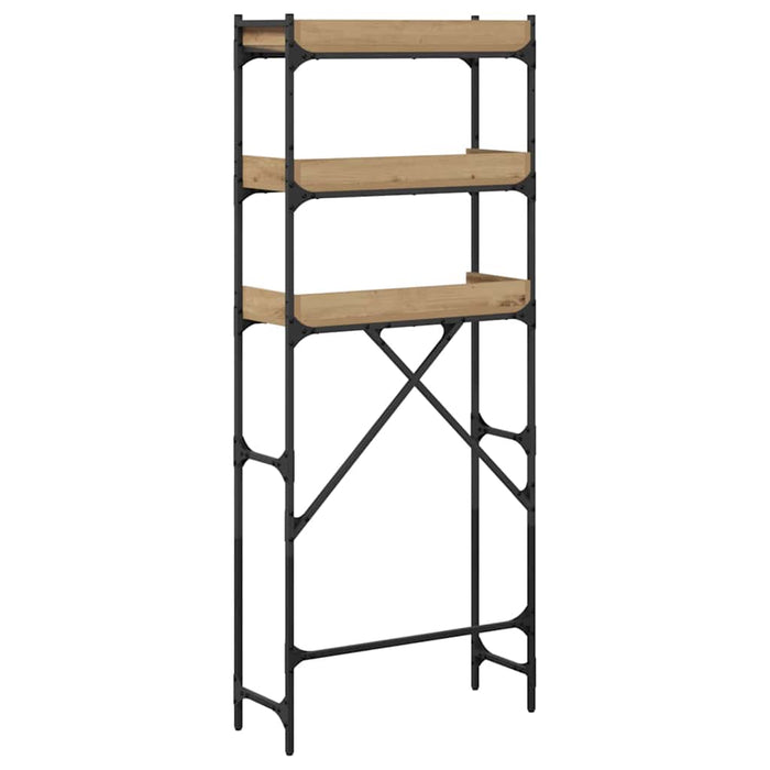 Washing Machine Shelf 67 X 25 X 163 Cm Engineered Wood Nntppo