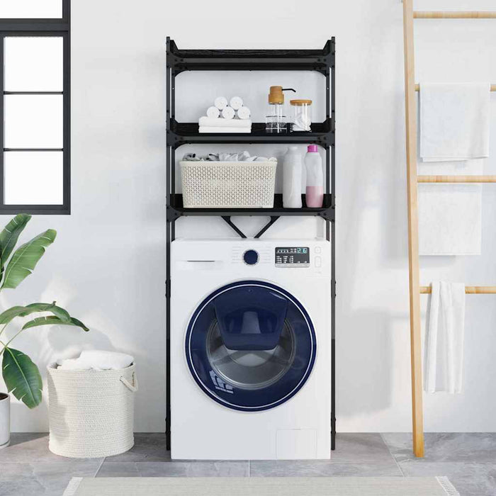 Washing Machine Shelf 67 X 25 X 163 Cm Engineered Wood Nntppx