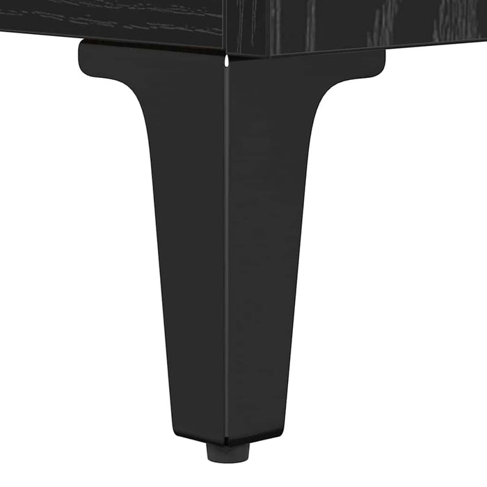 Coffee Table Black Oak 60 X 44.5 X 45 Cm Engineered Wood Nnooit