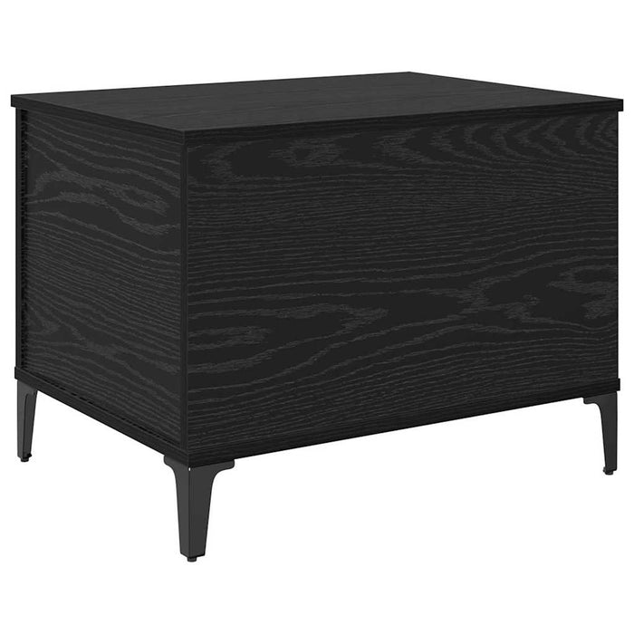 Coffee Table Black Oak 60 X 44.5 X 45 Cm Engineered Wood Nnooit