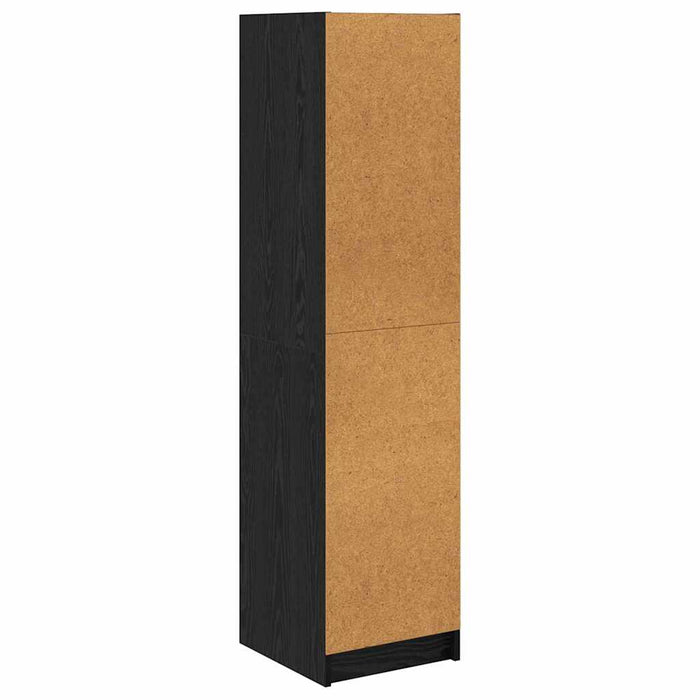 Highboard Black Oak 35 X 37 X 142 Cm Engineered Wood Nnxkbl