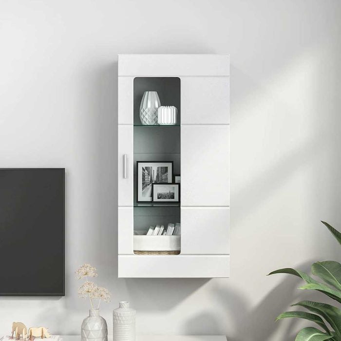 Wall-Mounted Cabinet White 55 X 29 X 100 Cm Engineered Wood Nnbxxo