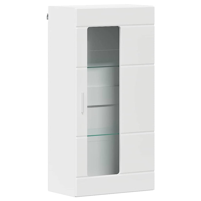 Wall-Mounted Cabinet White 55 X 29 X 100 Cm Engineered Wood Nnbxxo