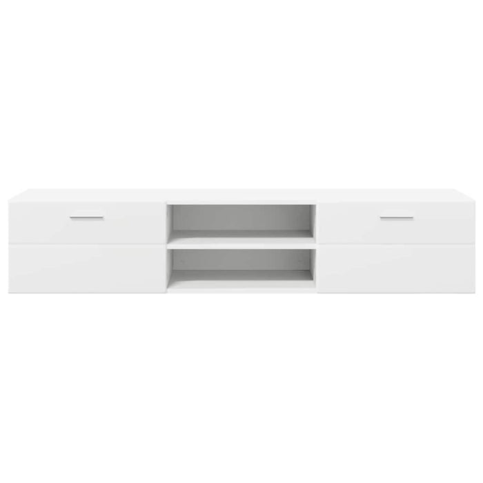 Tv Cabinet With Drawer White 150 X 39 X 30 Cm Engineered Wood Nnbxto