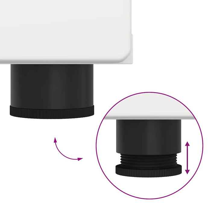 Tv Cabinet With Drawer White 150 X 39 X 30 Cm Engineered Wood Nnbxto